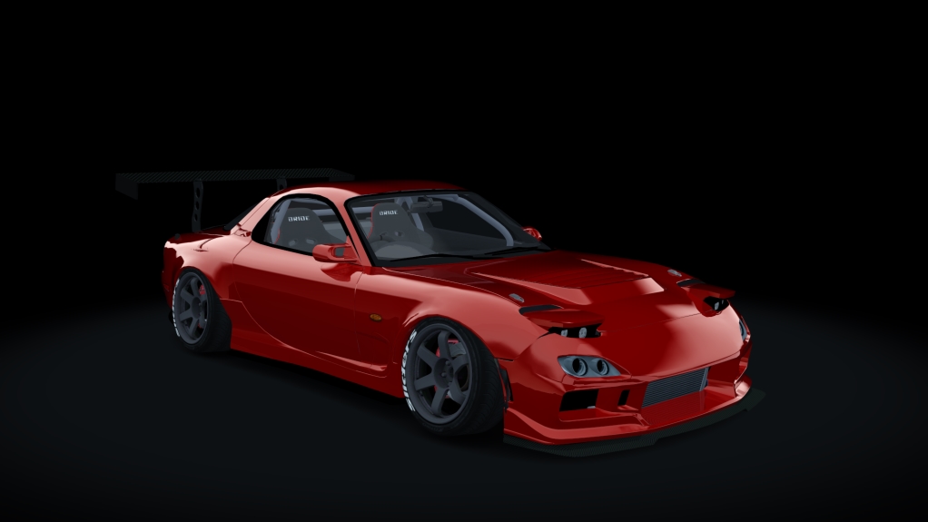 Mazda RX-7 FD Beater, skin red