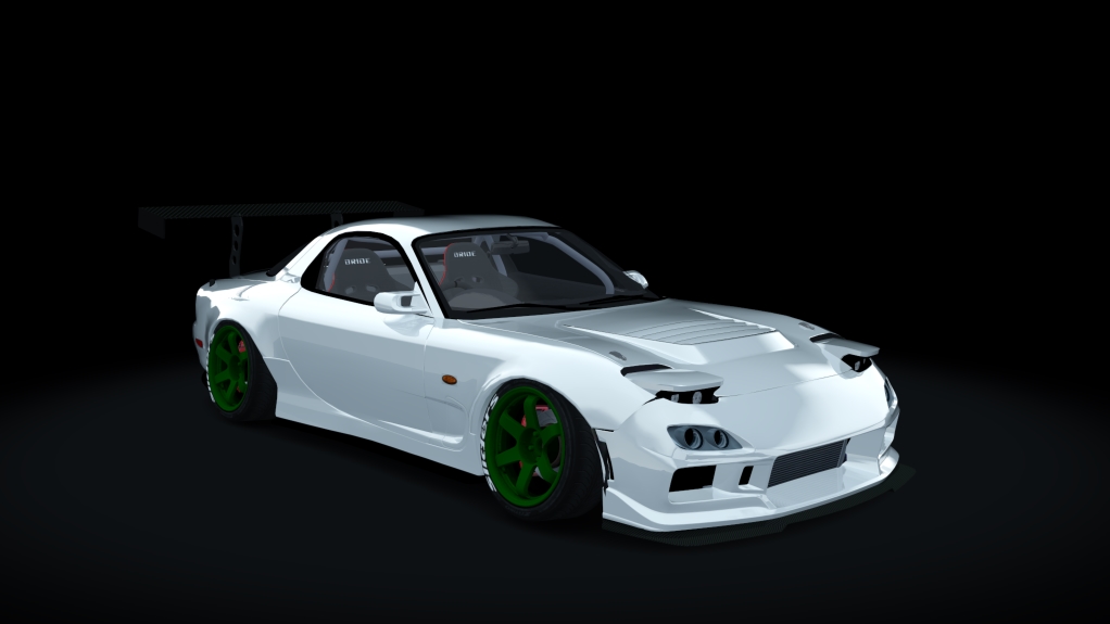 Mazda RX-7 FD Beater, skin white