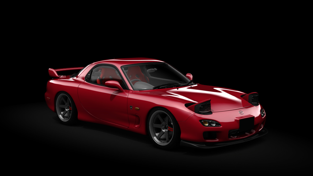 Mazda RX-7 FD3S Mau5tang Pack 2.0, skin Rouge