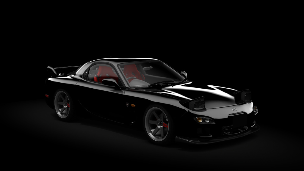 Mazda RX-7 FD3S Mau5tang Pack 2.0, skin brilliant_black