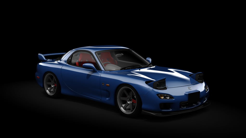 Mazda RX-7 FD3S Mau5tang Pack 2.0, skin innocent_blue_mica