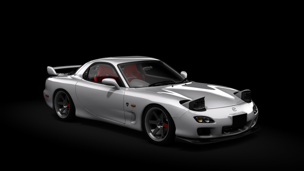 Mazda RX-7 FD3S Mau5tang Pack 2.0, skin titanium_grey