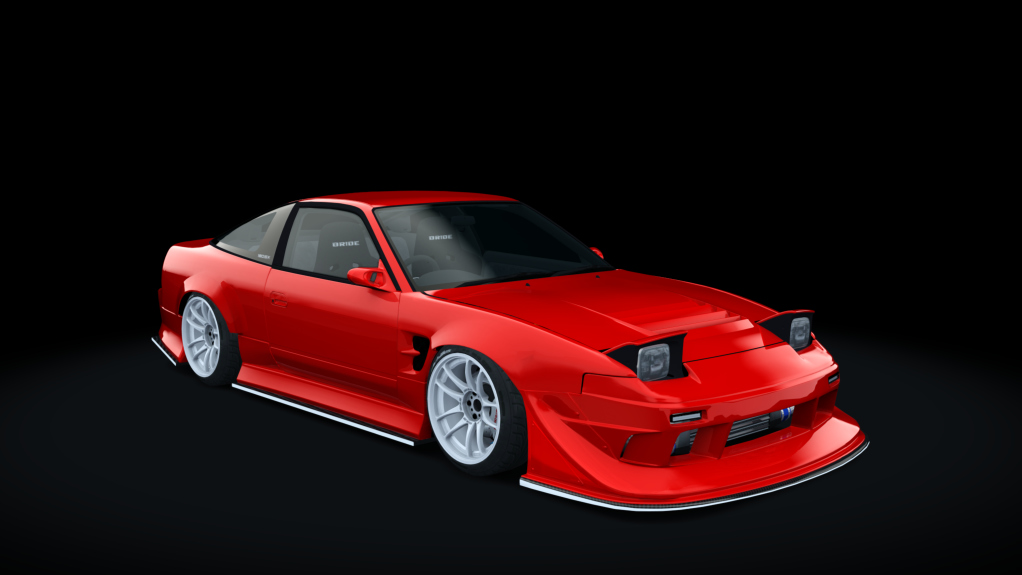 SlideBoizz Nissan 180sx v1.1, skin Red