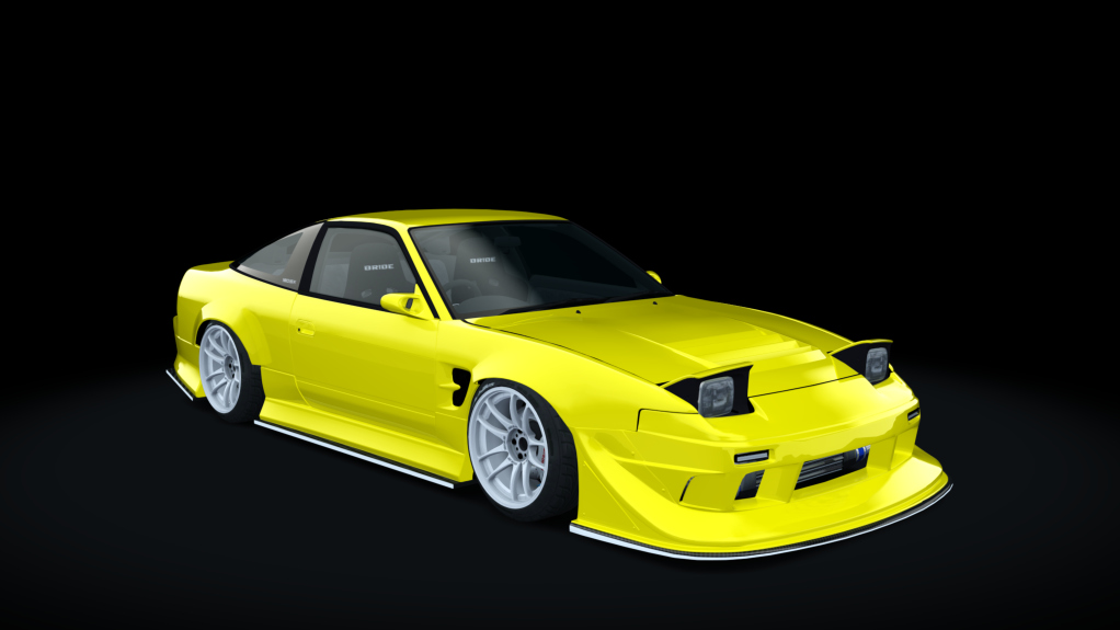 SlideBoizz Nissan 180sx v1.1, skin Yellow