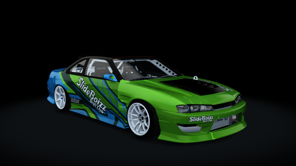 SlideBoizz Nissan S14 v1.1, skin Babart Green