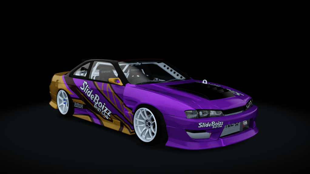 SlideBoizz Nissan S14 v1.1, skin Babart Purple