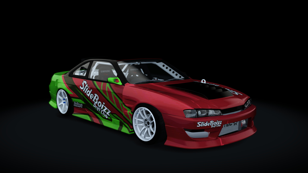 SlideBoizz Nissan S14 v1.1, skin Babart Red