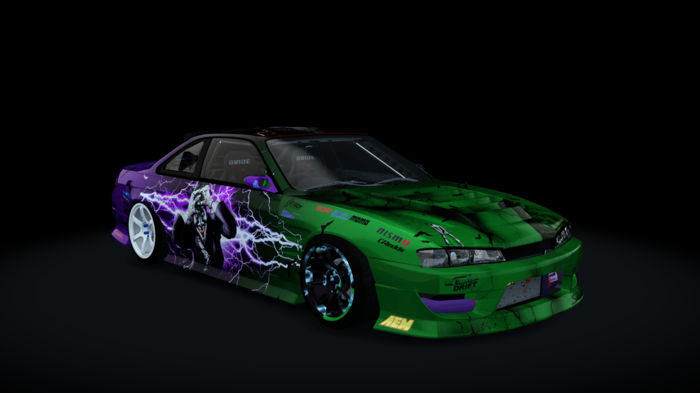 SlideBoizz Nissan S14 v1.1, skin le joker