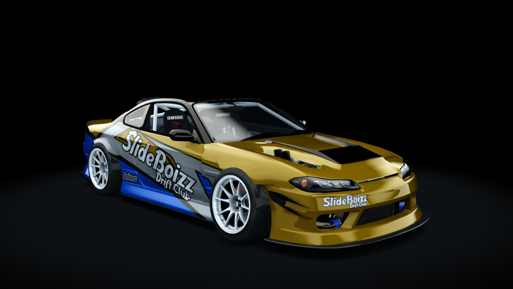 SlideBoizz Nissan S15 v1.1, skin Babart Gold