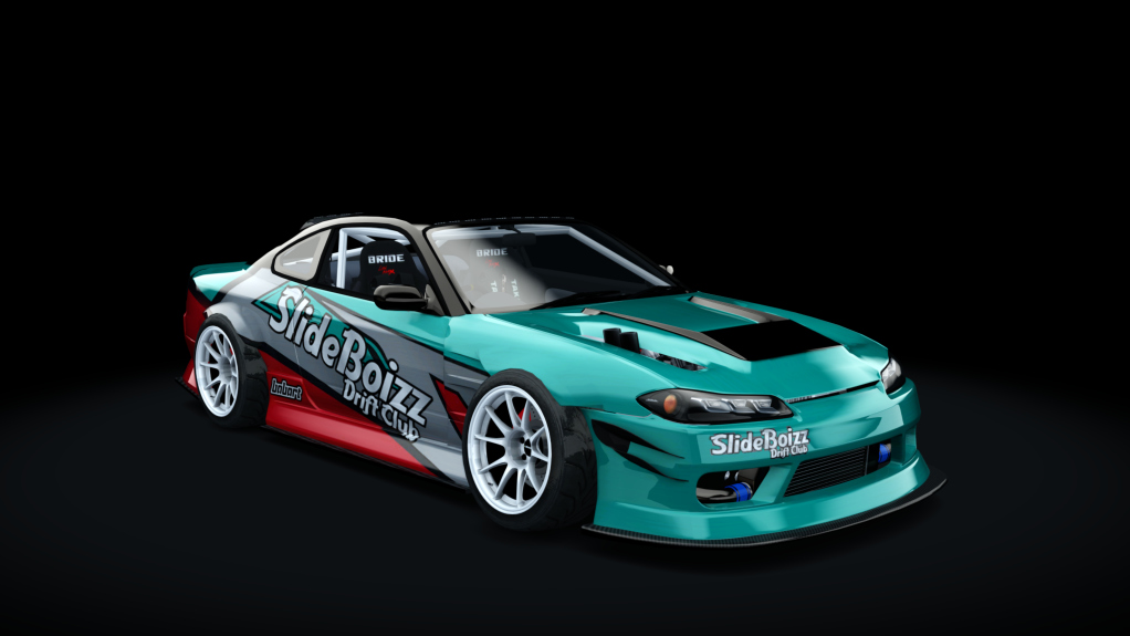 SlideBoizz Nissan S15 v1.1, skin Babart Lime