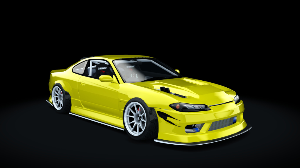 SlideBoizz Nissan S15 v1.1, skin Yellow