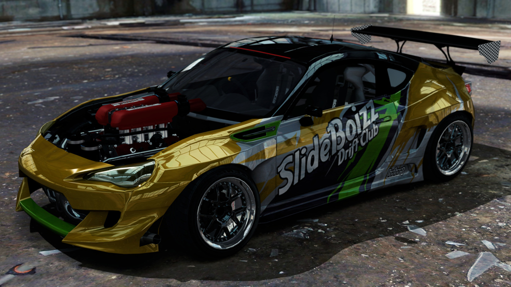 SlideBoizz Toyota GT4586 v1.1, skin Babart Gold