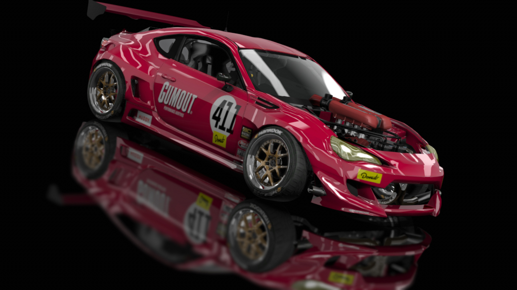 SlideBoizz Toyota GT4586 v1.1, skin Gumout GT4586