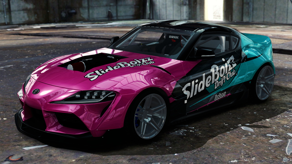 SlideBoizz Toyota Supra v1.1, skin Babart Pink