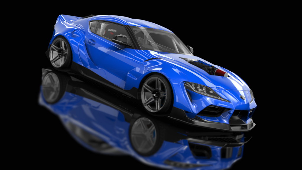 SlideBoizz Toyota Supra v1.1, skin blue