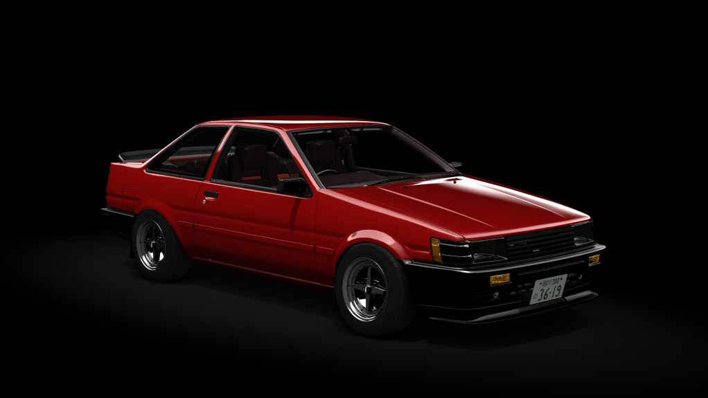 Toyota AE86 Mau5tang Pack 2.0, skin 01_red