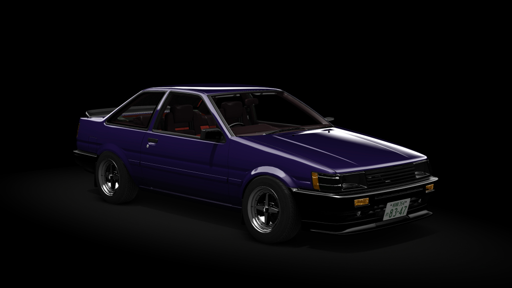 Toyota AE86 Mau5tang Pack 2.0, skin 03_metallic_purple