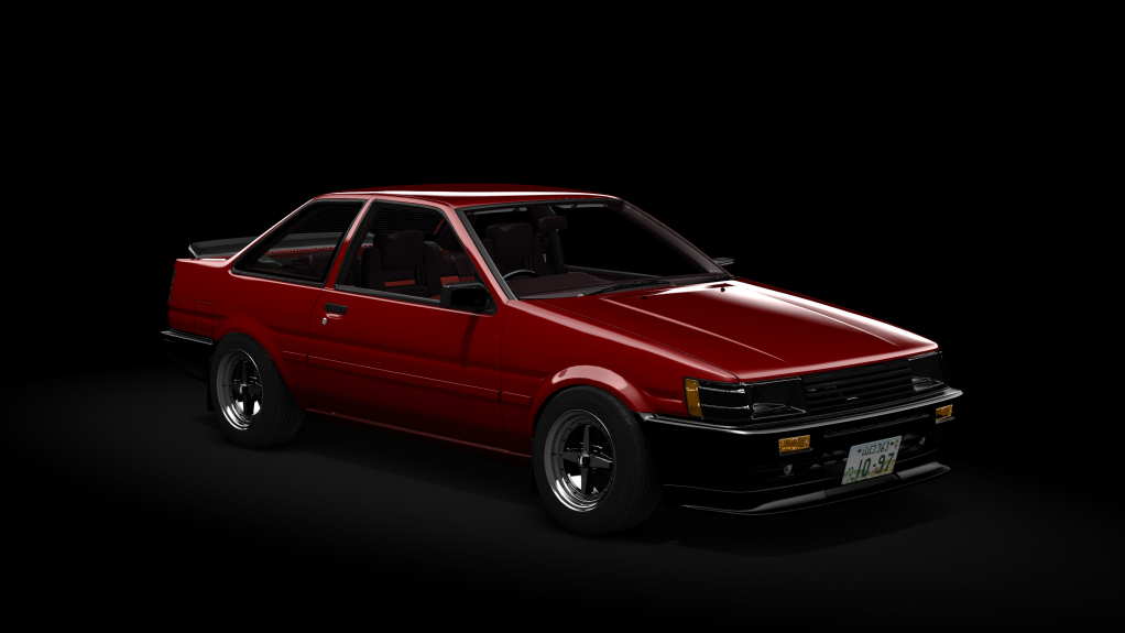 Toyota AE86 Mau5tang Pack 2.0, skin 05_wine_red