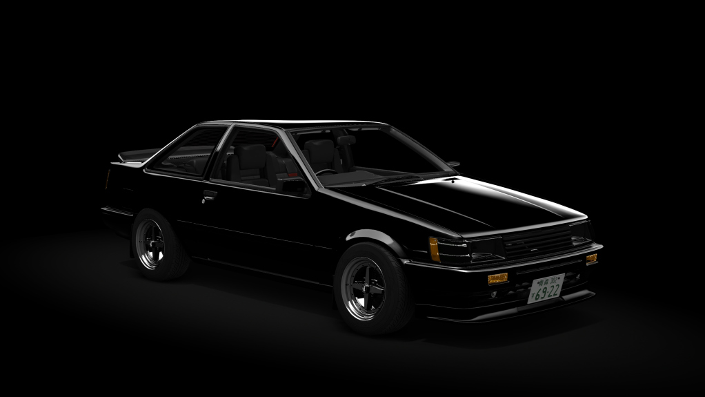 Toyota AE86 Mau5tang Pack 2.0, skin Black