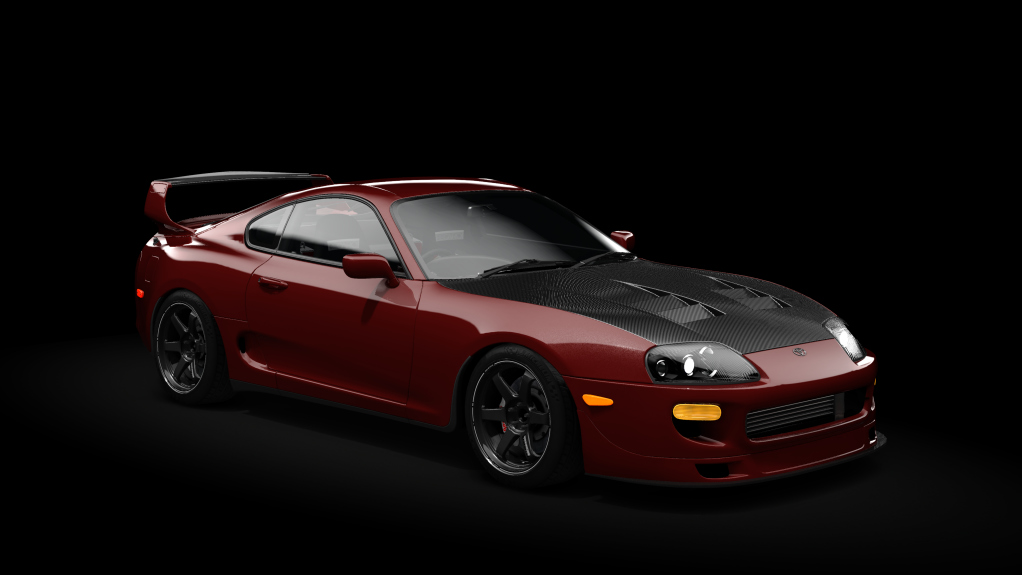 Toyota Supra A80 Mau5tang Pack 2.0, skin 11_candy_red