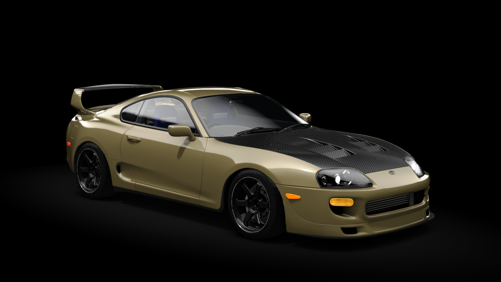 Toyota Supra A80 Mau5tang Pack 2.0, skin Marron