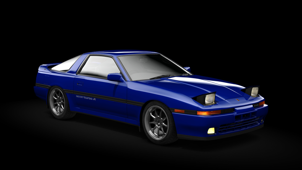 Toyota Supra MA70 Mau5tang Pack 2.0, skin Bleu