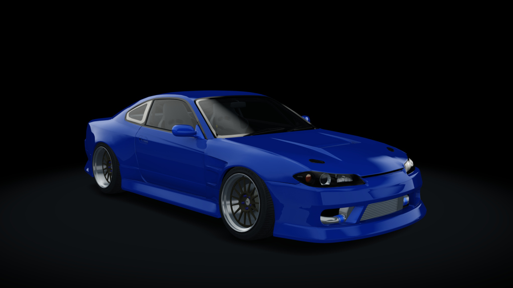 Nissan Silvia S15 WDT Street event japan origin, skin blue