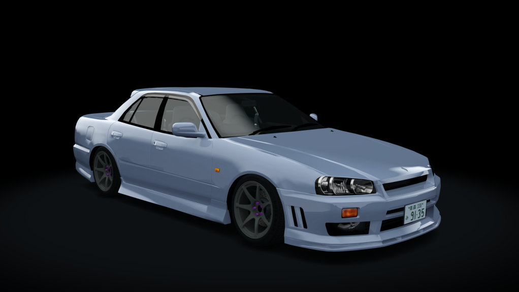 Nissan Skyline HR34, skin 06_sonic_silver