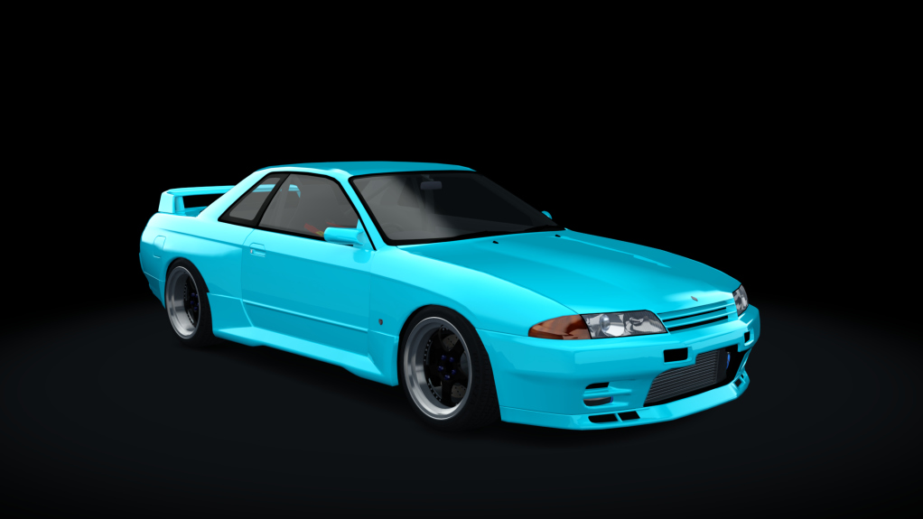 Nissan Skyline R32 WDT Street event japan origin, skin light_blue