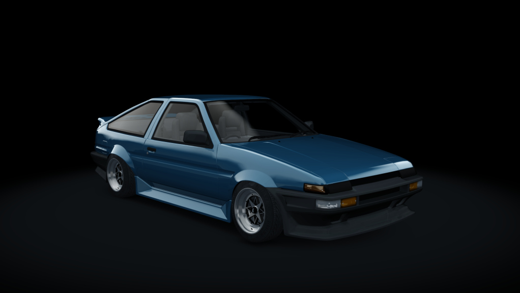 Toyota AE86 WDT Street event japan origin, skin sky_blue