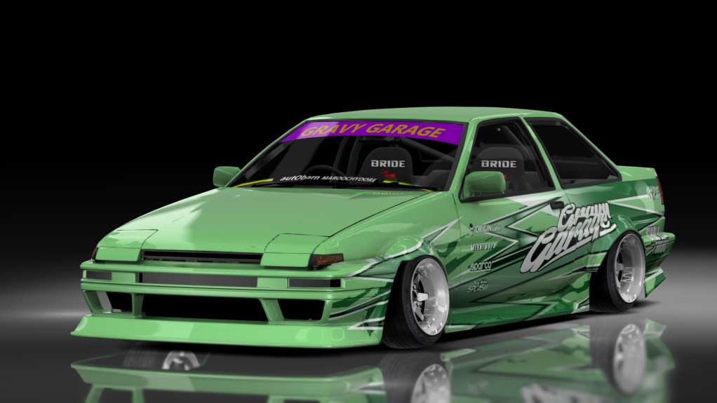 GravyGarage Street Ae86 Readie, skin green