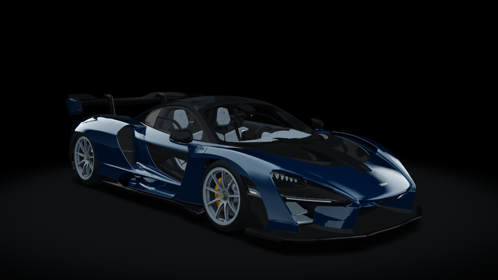 McLaren Senna P15, skin blue