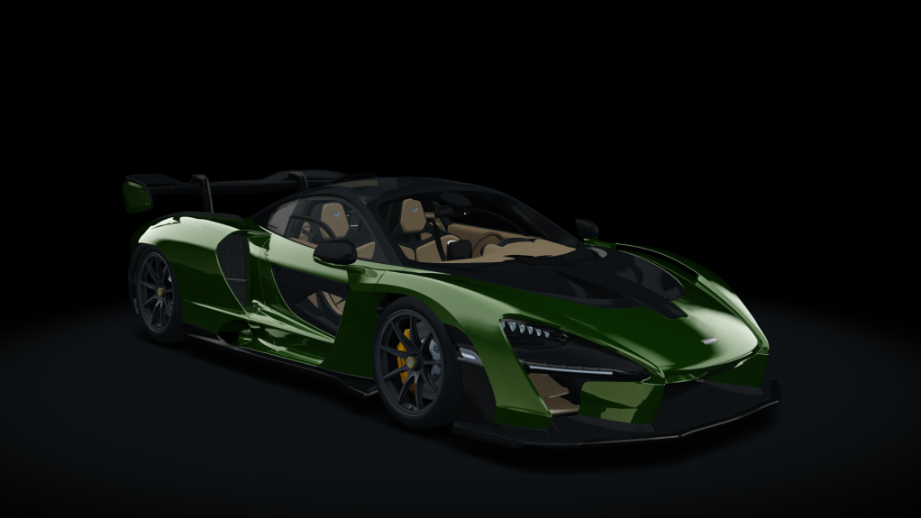 McLaren Senna P15, skin green