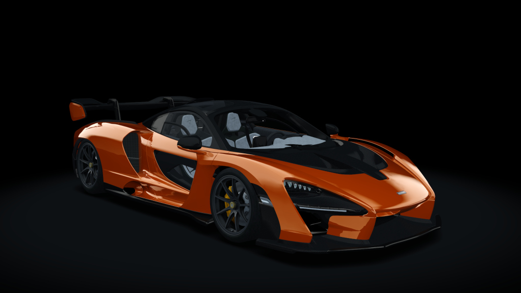 McLaren Senna P15, skin orange