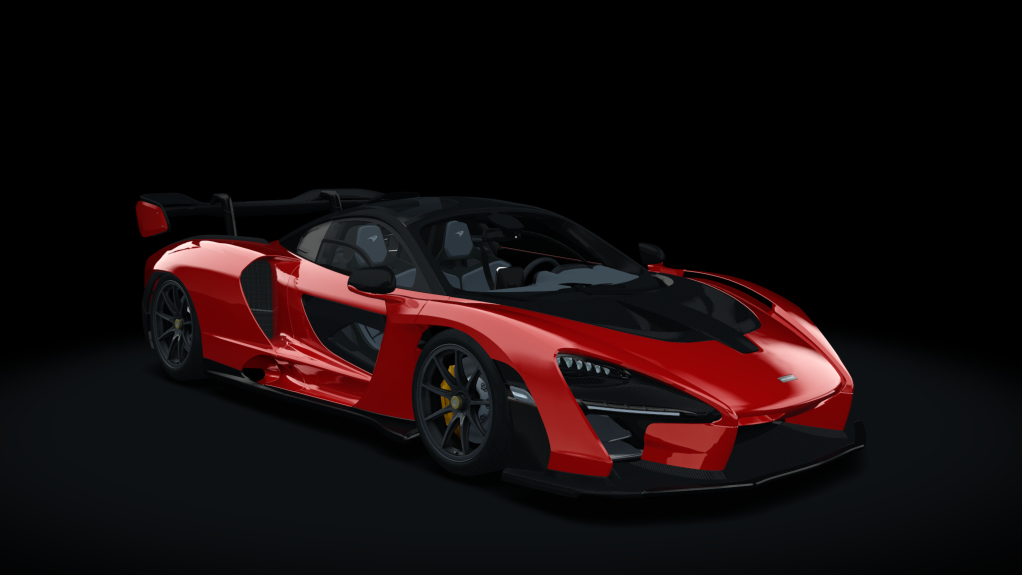 McLaren Senna P15, skin red