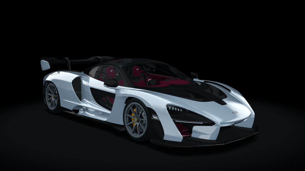 McLaren Senna P15, skin silver