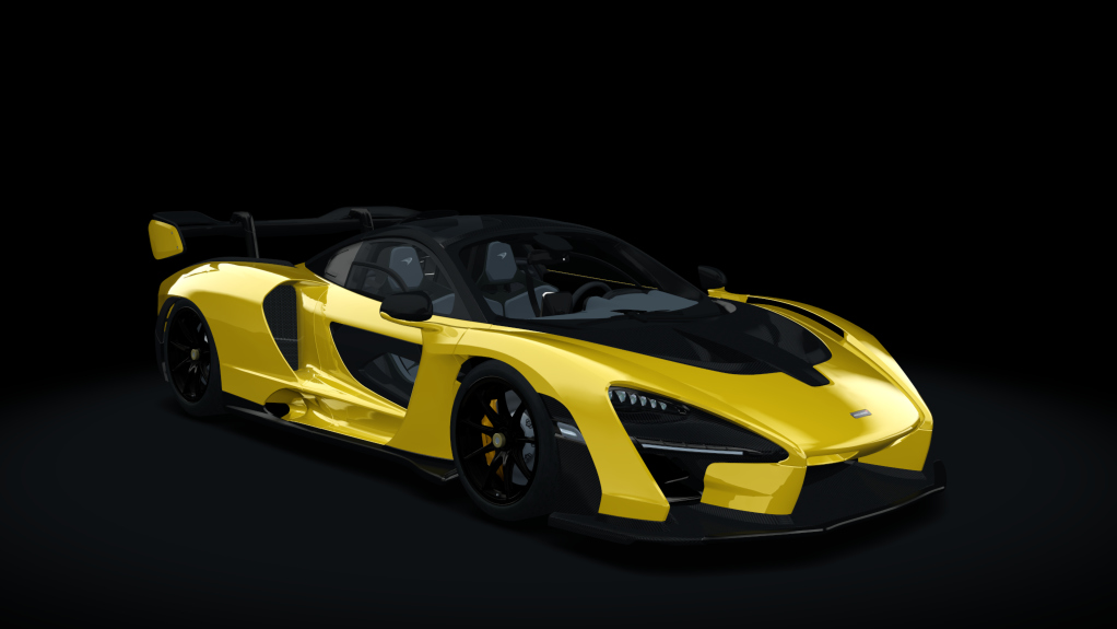 McLaren Senna P15, skin yellow