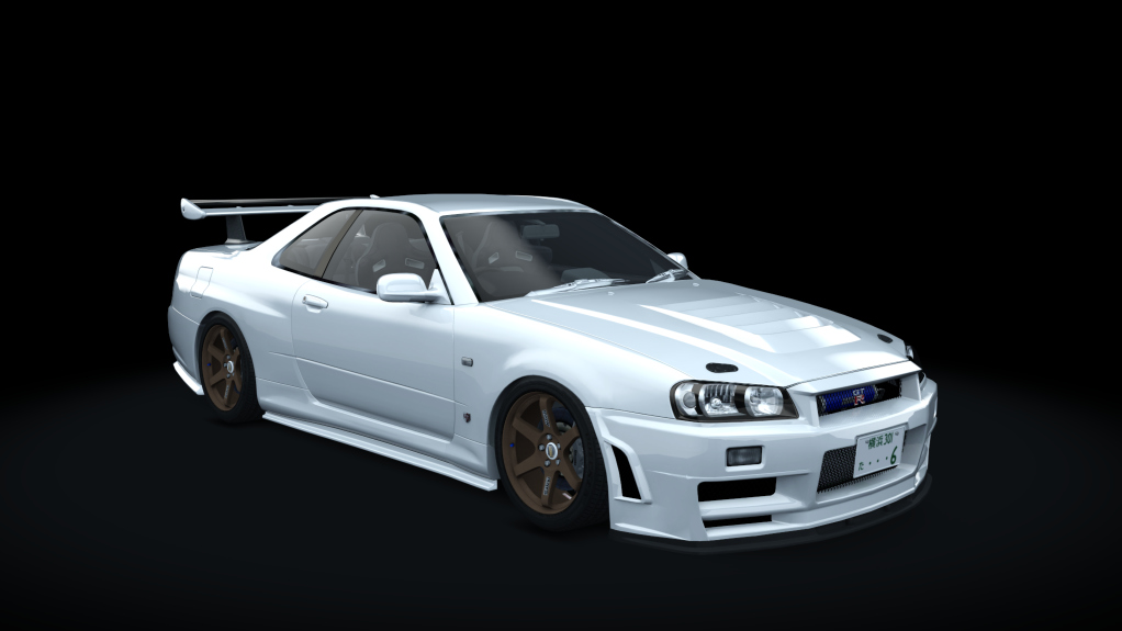 nissan skyline r34 gtr nasher, skin generated