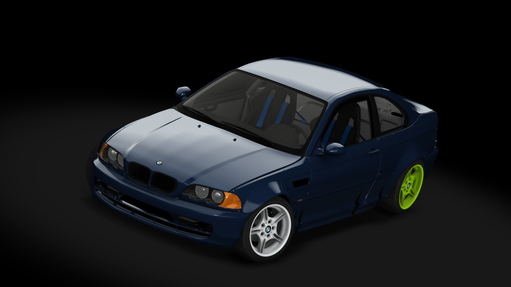 SUPERDRIFT - BMW E46 330ci - LHD, skin Blue