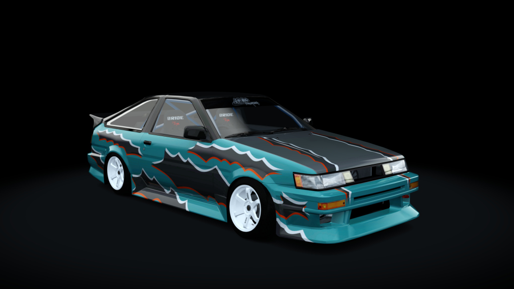 Tsujigiri Pro AE86 SR20, skin 04_teal