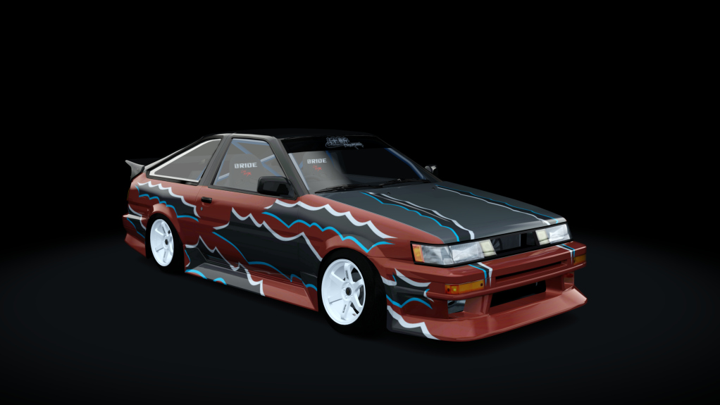 Tsujigiri Pro AE86 SR20, skin 05_maroon