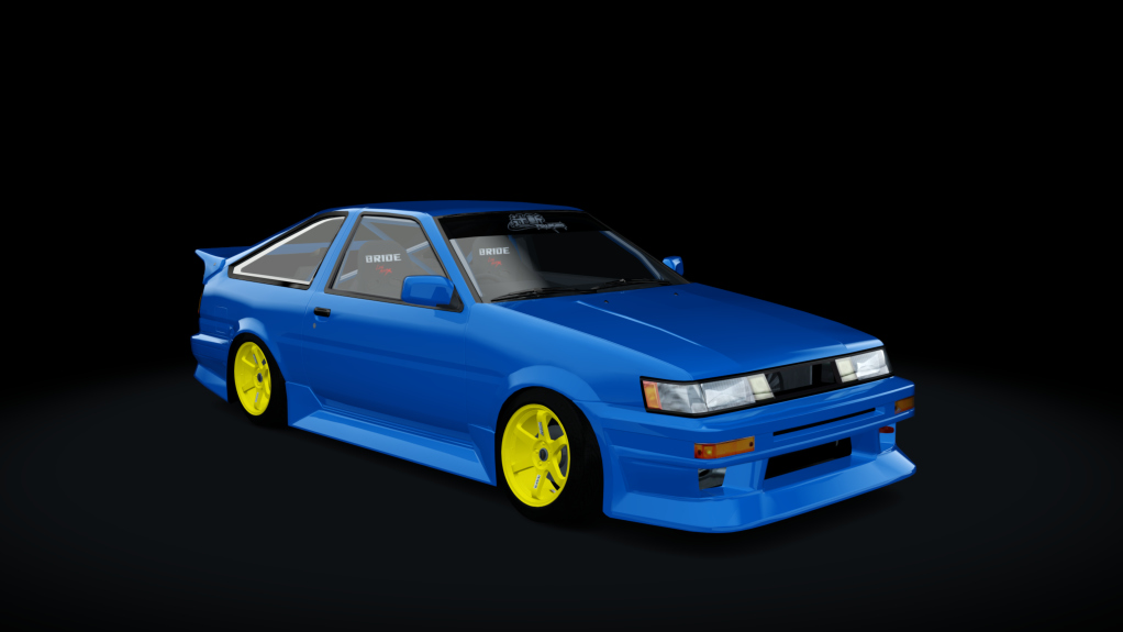 Tsujigiri Pro AE86 SR20, skin 06_plain_blue