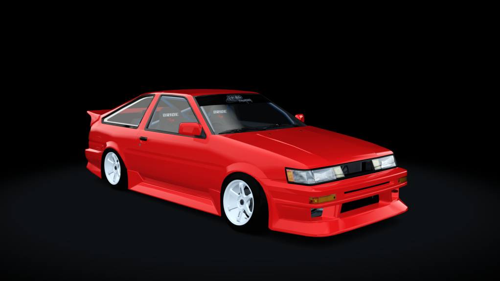 Tsujigiri Pro AE86 SR20, skin 10_plain_red