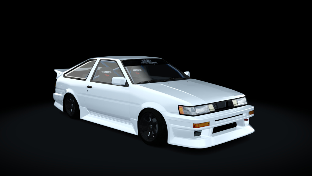 Tsujigiri Pro AE86 SR20, skin 11_plain_white