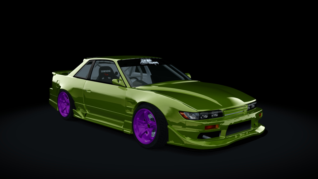 Tsujigiri Pro PS13 LSX Supercharged, skin 06_plain_green