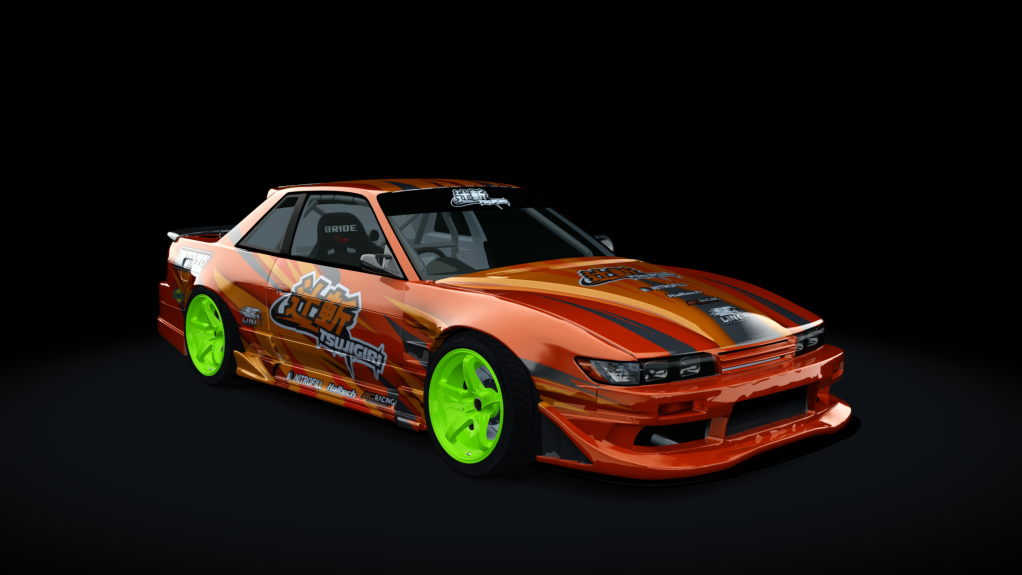 Tsujigiri Pro PS13 LSX Supercharged, skin 12_tsujigiri red