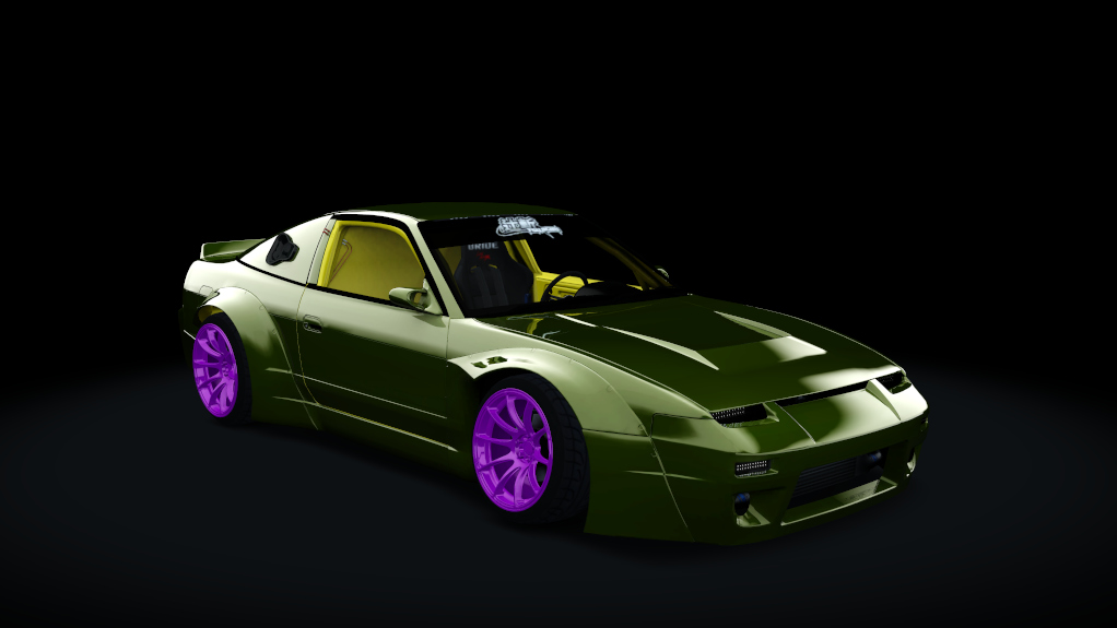 Tsujigiri Hero RPS13 2JZ, skin 07_plain_green