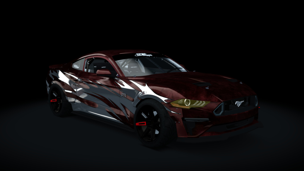 Tsujigiri Pro Mustang RTR, skin 06_maroon