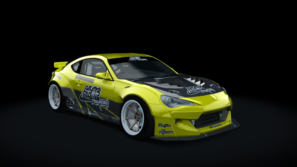 Tsujigiri Pro GT86 2JZ, skin 04_yellow