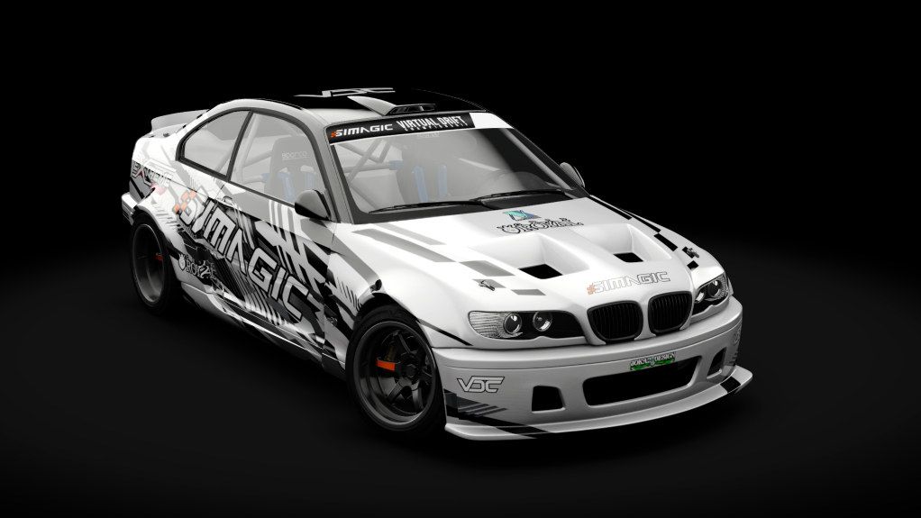 VDC BMW E46 HGK Public 4.0, skin VDC White